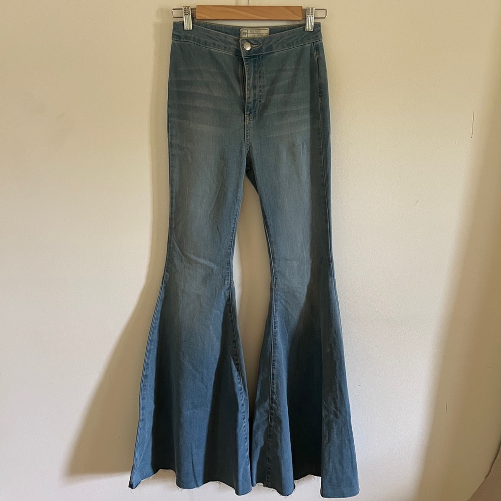 SOLD Free People Denim Flare Bellbottom Jeans